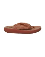 Pink Leather Ancient Greek Sandals