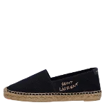 Black Cotton Yves Saint Laurent Espadrilles