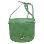 Green Leather Louis Vuitton Saint Cloud