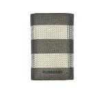 Grey Fabric Burberry Key Holder