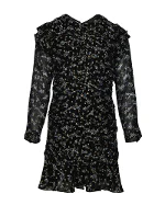 Black Silk Veronica Beard Dress