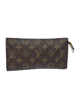 Brown Canvas Louis Vuitton Pouch