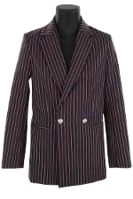 Black Polyester Maje Blazer