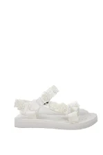 White Plastic Arizona Love Sandals