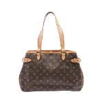 Brown Leather Louis Vuitton Batignolles