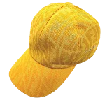 Yellow Cotton Fendi Hat