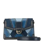 Blue Leather Michael Kors Shoulder Bag