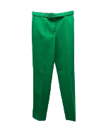 Green Polyester Givenchy Pants