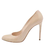 Beige Fabric Casadei Heels