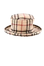 Beige Wool Burberry Hat