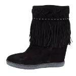 Black Suede Le Silla Boots