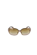 Brown Plastic Roger Vivier Sunglasses