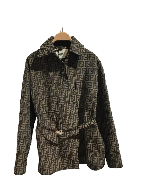 Brown Fabric Fendi Jacket