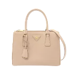 Pink Leather Prada Galleria Bag