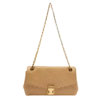 Beige Leather Louis Vuitton Saint Germain