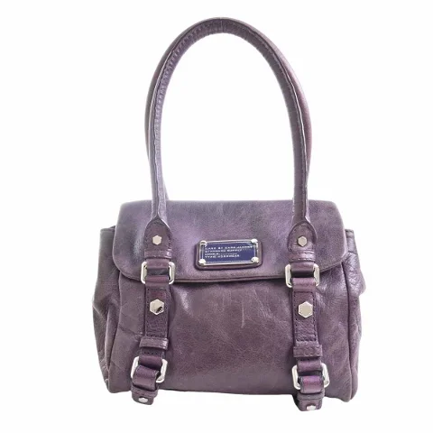 Purple Leather Marc Jacobs Handbag