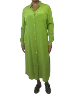 Green Silk Aspesi Dress