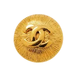 Gold Metal Chanel Brooch