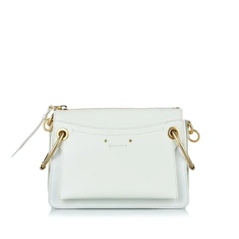 White Leather Chloé Shoulder Bag