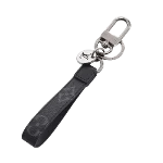 Black Leather Louis Vuitton Key Chain