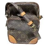 Brown Canvas Louis Vuitton Crossbody Bag