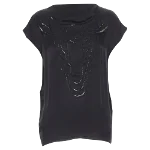 Black Silk Lanvin Top