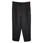 Black Wool Celine Pants