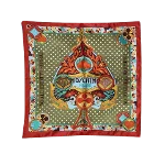 Multicolor Silk Moschino Scarf