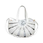 White Leather Bottega Veneta Tote