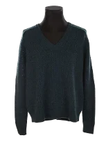 Green Cashmere Eric Bompard Sweater