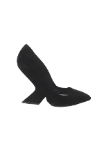 Black Velvet Dior Heels
