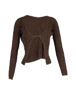 Brown Polyester Jacquemus Cardigan