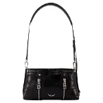 Black Leather Zadig & Voltaire Crossbody Bag