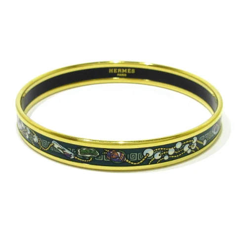 Green Metal Hermès Bracelet