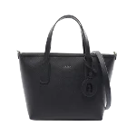 Black Fabric Furla Tote