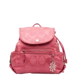 Pink Canvas Coach Backpack