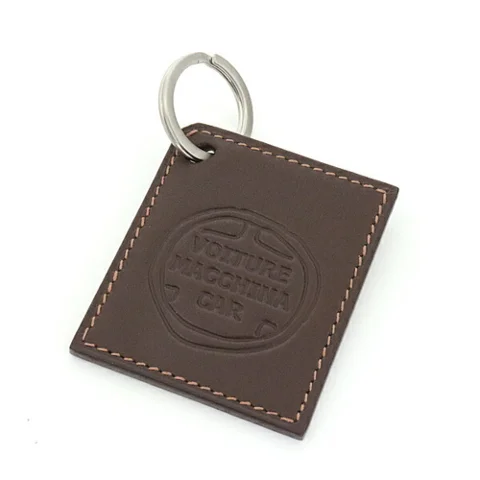 Brown Leather Hermès Key Chain