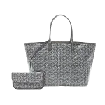 Grey Canvas Goyard St Louis Tote