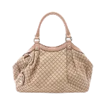 Beige Canvas Gucci Handbag