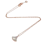 Pink Rose Gold Bvlgari Necklace