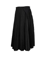 Black Polyester SACAI Skirt