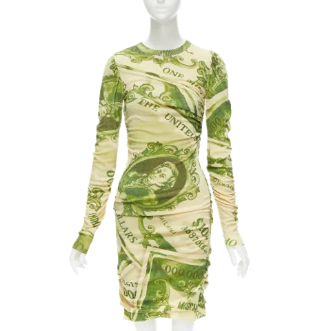 Green Wool Moschino Dress