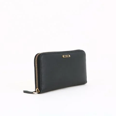 Black Leather Fendi Wallet