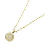 Gold Metal Bvlgari Necklace