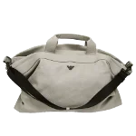 Grey Leather Armani Shoulder Bag