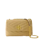 Beige Leather Tory Burch Crossbody Bag