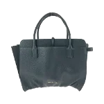 Black Leather Bvlgari Tote