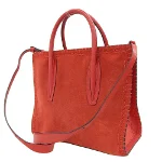 Red Fabric Christian Louboutin Tote