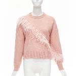 Pink Wool Cinq A Sept Sweater