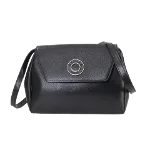 Black Leather Celine Shoulder Bag